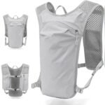Sports Vest – Cycling – Running – Hiking – Breathable Cycling Cross-Country Marathon Hydration Bag Backpack – Gray