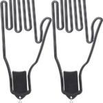 2-Pack Glove Supports – Black Plastic Frame to Prevent Deformation – For Golf & Outdoor Gloves