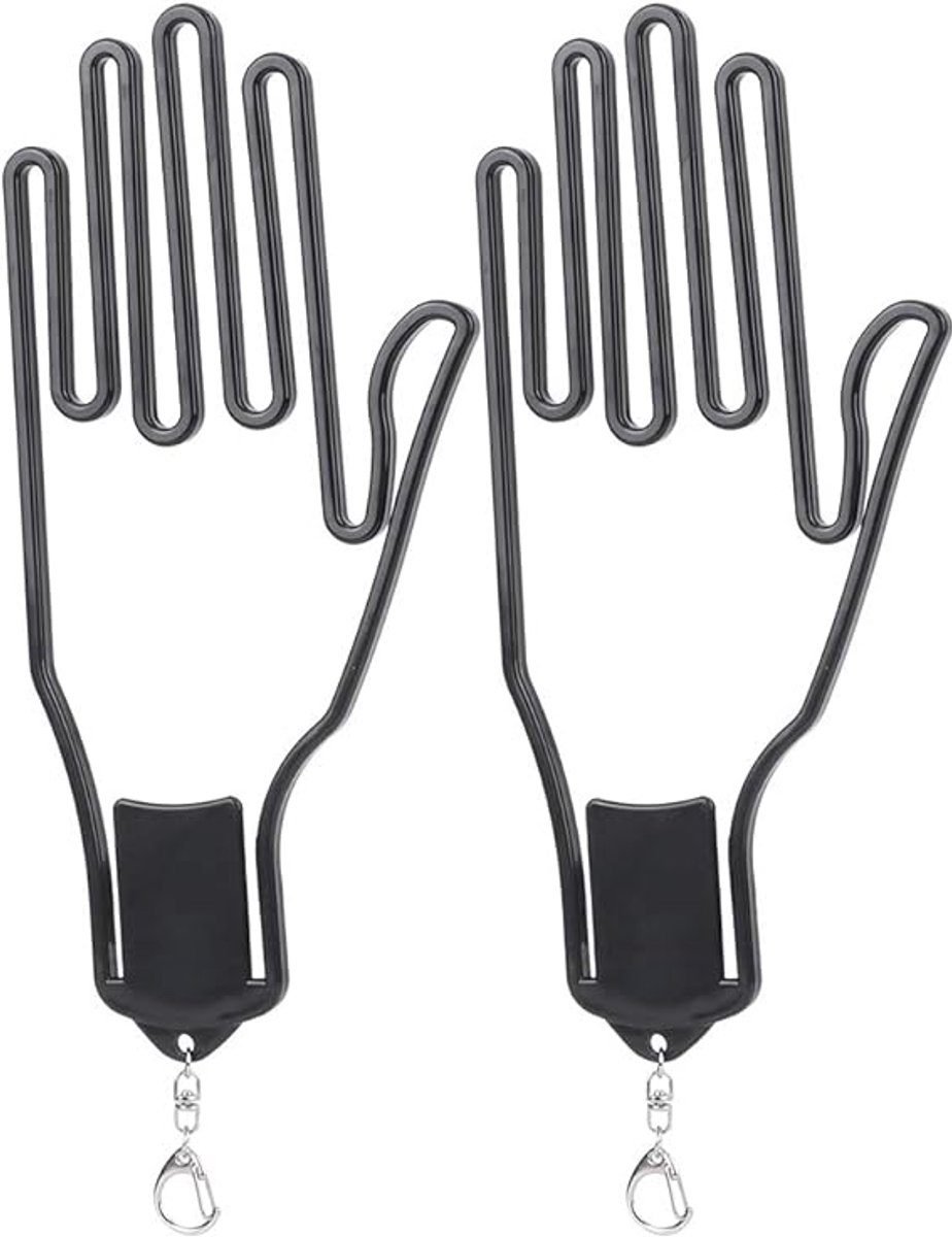 2-Pack Glove Supports - Black Plastic Frame to Prevent Deformation - For Golf & Outdoor Gloves 1 2-Pack Glove Supports – Black Plastic Frame to Prevent Deformation – For Golf & Outdoor Gloves