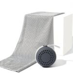 Cooling Towel for Summer & Sports – Quick-Drying & Cooling – Quick-Drying Towels – Cooling Towels for Running – With Storage Box – 30×80 cm (Adult Size) Gray