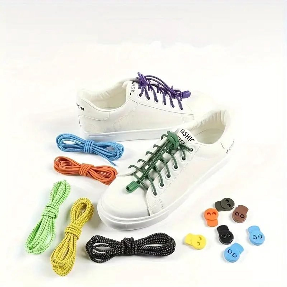 Sneaker Laces 120CM suitable for Sneakers - Elastic laces without a tie - Suitable for students and adults - With strong buckle and quick-release function (Royal Blue) 5 Sneaker Laces 120CM suitable for Sneakers – Elastic laces without a tie – Suitable for students and adults – With strong buckle and quick-release function (Royal Blue) - image 5