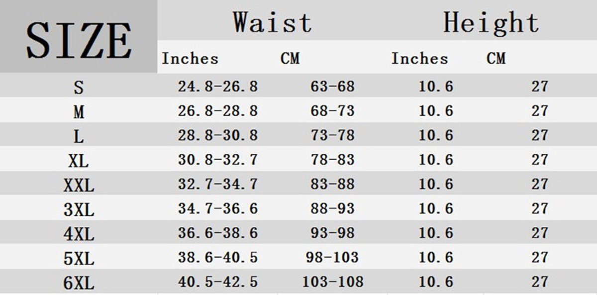 Women Sweat Reducer Training Belt - Sweatband - Waist Trainer - Slimming Belly Band - 3-Row Closure & Breathable Material - Extended Sizes (S to 6XL) - Black, 4XL 5 Women Sweat Reducer Training Belt – Sweatband – Waist Trainer – Slimming Belly Band – 3-Row Closure & Breathable Material – Extended Sizes (S to 6XL) – Black, 4XL - image 5