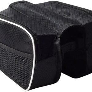 1pc Bike Handlebar Bag, Waterproof Bicycle Frame Handlebar Bag, Cycling Front Top Tube Pouch Pannier, Riding Equipment