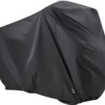 Bicycle cover – bicycle cover for 1 bicycle waterproof – Mountain bike cover – Rainproof – Dustproof – Sun-resistant – Dustproof – Waterproof – Sunshade – Cover fabric – Black – S