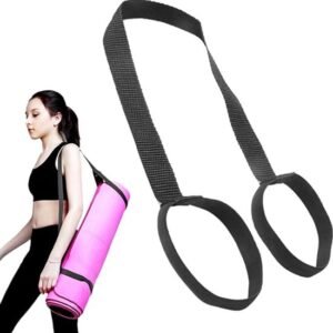 Yoga mat straps – Carrying straps for packing yoga mats – Portable shoulder straps for storing picnic mats – Elastic – Multifunctional straps