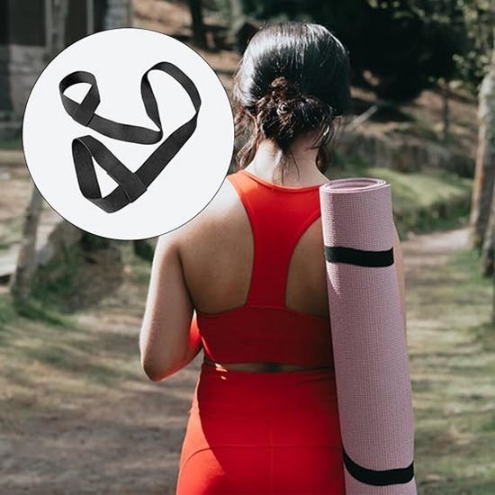 Yoga mat straps - Carrying straps for packing yoga mats - Portable shoulder straps for storing picnic mats - Elastic - Multifunctional straps 3 Yoga mat straps – Carrying straps for packing yoga mats – Portable shoulder straps for storing picnic mats – Elastic – Multifunctional straps - image 3