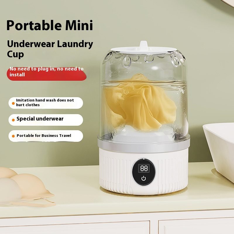 Portable Washing Machine - Cordless - Rechargeable - For Delicate Underwear - Compact 5 Portable Washing Machine – Cordless – Rechargeable – For Delicate Underwear – Compact - image 5