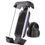 Phone Holder – Bicycle Phone Holder – Motorcycle Phone Holder – Electric Scooter/Electric Bike Handlebar Phone Holder – Suitable for 4.7-7 Inch Bike Accessories – Black