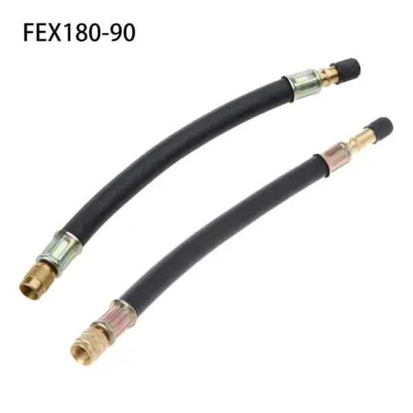 Long Lasting Premium Bicycle pump for valve extender Extension tube Rubber inflation tube Hose Electro null - 90 2 Long Lasting Premium Bicycle pump for valve extender Extension tube Rubber inflation tube Hose Electro null – 90 - image 2