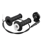 Premium Compatible Motorcycle Throttle Handle Throttle Handle Handle Speed Control, Made of Aluminum, Black Color