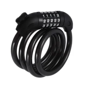 Compatible Anti-Theft Portable Code Lock for MAx G30 for M365 Electric Scooter Lock Accessories_jar, Made of Steel, Black Color