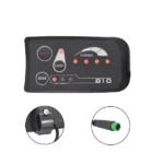 5-pin S810 Electric Bike Meter LED Display Ip65 36v Uart for Electric Bike E-Bike Meter (36v)- Perfet-max, Made of Plastic, Black Color
