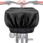 Compatible Bicycle basket rain cover, pack of 2. Waterproof Black for baskets – suitable for, Easy to Use, Good Performance