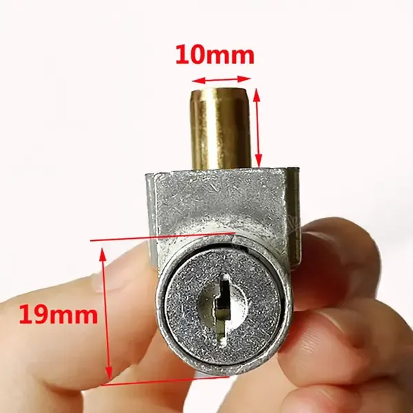 Long Lasting Premium Compatible Battery Lock Cover with 2 Keys E-Bike Switch, Made of Metal, Black Color, Easy Installation 3 Long Lasting Premium Compatible Battery Lock Cover with 2 Keys E-Bike Switch, Made of Metal, Black Color, Easy Installation - image 3