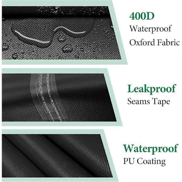 Replacement Waterproof cover for outdoor tricycle, electric recumbent bike, 190x76x112 cm with reflective strips, Made of Fabric 3 Replacement Waterproof cover for outdoor tricycle, electric recumbent bike, 190x76x112 cm with reflective strips, Made of Fabric - image 3