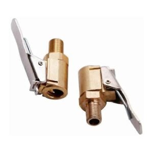 Easy tire inflation: Quick release for Schrader valve, high quality brass materials for universal fit, strong solid brass locking