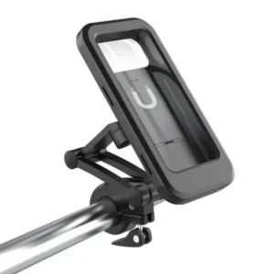 Bicycle Waterproof Phone Holder, Universal Phone Holder Bicycle, ABS material, dashboard mounting, stable phone or GPS support, Black Color