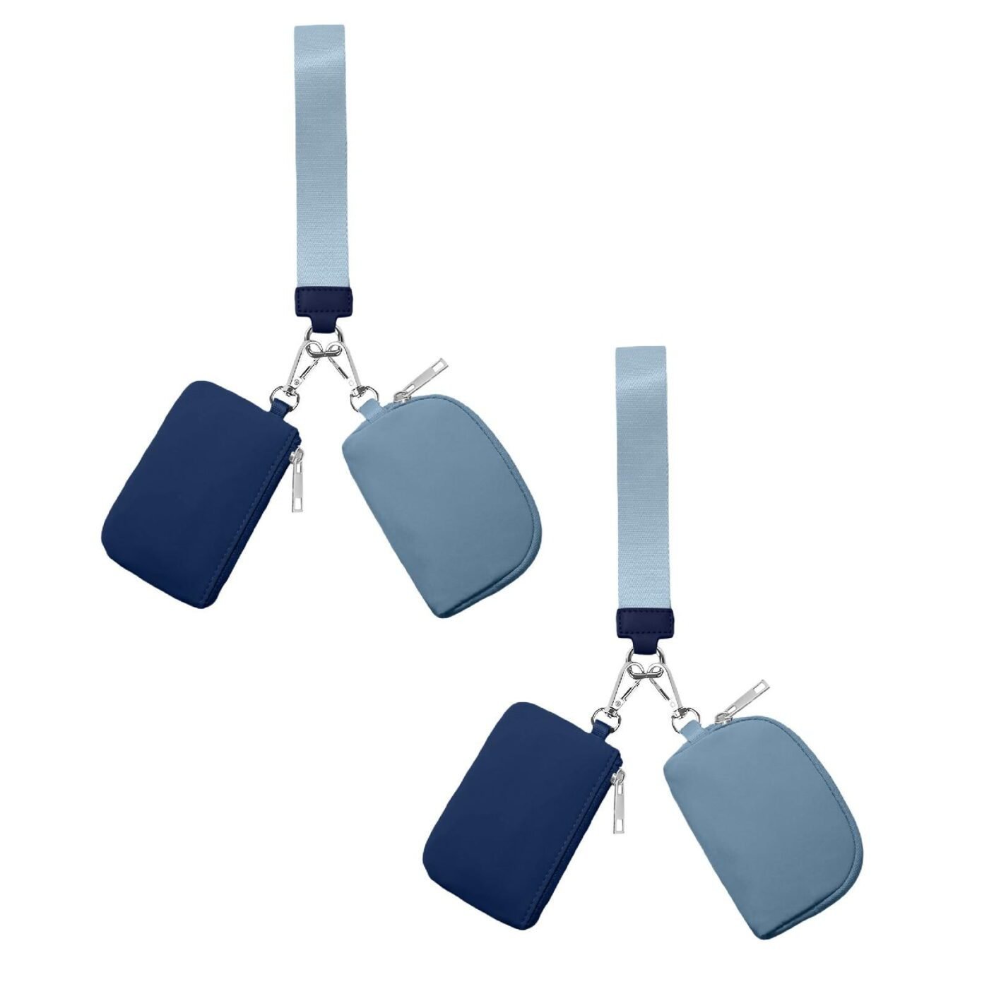 Keychain Wallet Mini Zip Around Wristlet Wallets For Women Detachable Dual Pouch Wristlet Portable Coin Purse Small Wallets For Travel Sports Outdoors Blue 2PCS 1 Keychain Wallet Mini Zip Around Wristlet Wallets For Women Detachable Dual Pouch Wristlet Portable Coin Purse Small Wallets For Travel Sports Outdoors Blue 2PCS