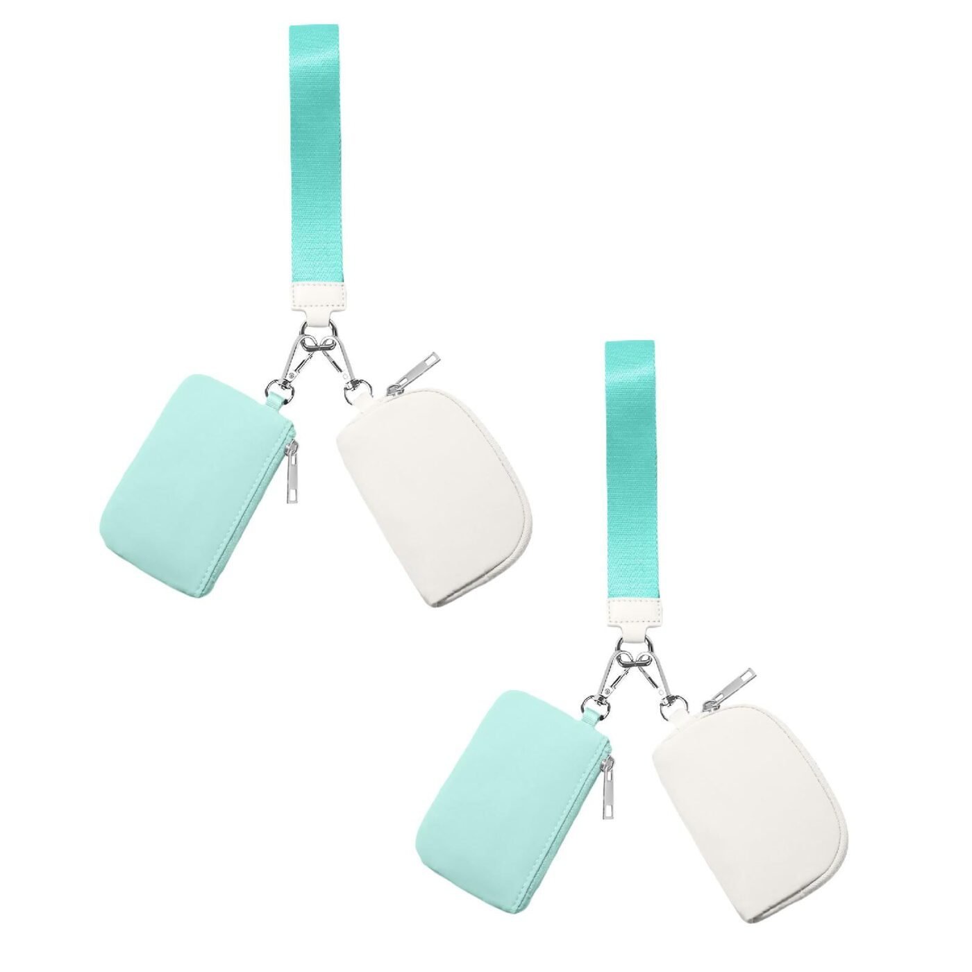 Keychain Wallet Mini Zip Around Wristlet Wallets For Women Detachable Dual Pouch Wristlet Portable Coin Purse Small Wallets For Travel Sports Outdoors Mint Green 2PCS 1 Keychain Wallet Mini Zip Around Wristlet Wallets For Women Detachable Dual Pouch Wristlet Portable Coin Purse Small Wallets For Travel Sports Outdoors Mint Green 2PCS