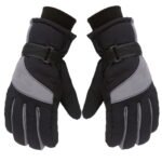Ski Gloves Waterproof Gloves Winter Outdoor Men And Women Snow Skating Snowboarding Windproof Warm Ski Gloves Snow Gloves Winter Gloves W-Blue One Size Grey