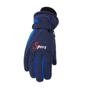 Ski Gloves Waterproof Gloves Winter Outdoor Men And Women Snow Skating Snowboarding Windproof Warm Ski Gloves Snow Gloves Winter Gloves W-Blue One Size Z-Blue