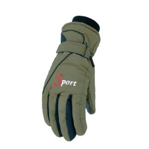 Ski Gloves Waterproof Gloves Winter Outdoor Men And Women Snow Skating Snowboarding Windproof Warm Ski Gloves Snow Gloves Winter Gloves W-Blue One Size Z-Green 1