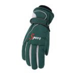 Ski Gloves Waterproof Gloves Winter Outdoor Men And Women Snow Skating Snowboarding Windproof Warm Ski Gloves Snow Gloves Winter Gloves W-Blue One Size Z-Green 2