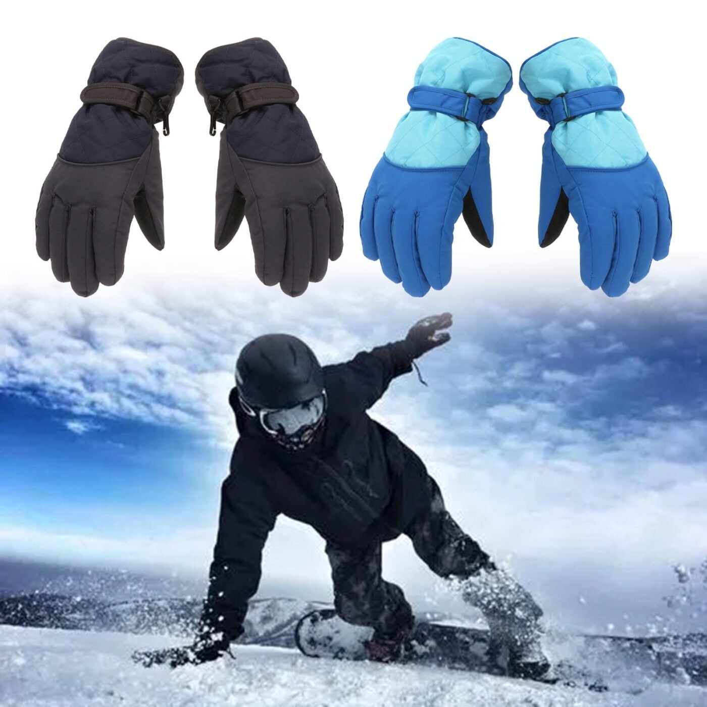 Dengjunhu Kids Winter Gloves - Snow & Ski Waterproof Youth Gloves for Boys & Girls - Insulated for Cold Weather Outdoor Play, Skiing & Snowboarding L Pink 3 Dengjunhu Kids Winter Gloves – Snow & Ski Waterproof Youth Gloves for Boys & Girls – Insulated for Cold Weather Outdoor Play, Skiing & Snowboarding L Pink - image 3