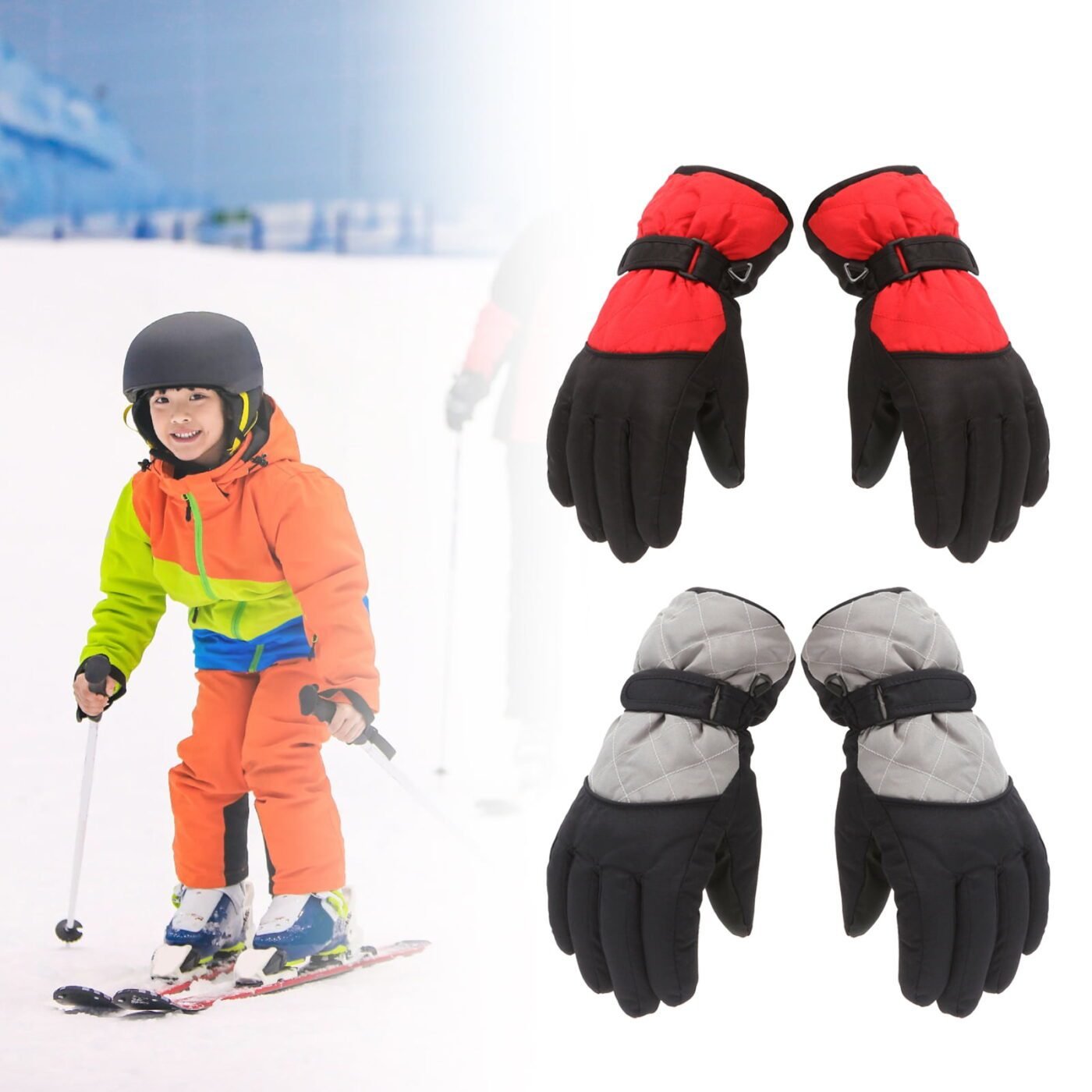Dengjunhu Kids Winter Gloves - Snow & Ski Waterproof Youth Gloves for Boys & Girls - Insulated for Cold Weather Outdoor Play, Skiing & Snowboarding L Pink 4 Dengjunhu Kids Winter Gloves – Snow & Ski Waterproof Youth Gloves for Boys & Girls – Insulated for Cold Weather Outdoor Play, Skiing & Snowboarding L Pink - image 4