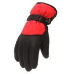 Gloves For Kids Toddler Skis Kids Gloves Winter Gloves Thick Gloves Stretchy Warm Gloves Boys Girls 6-24 Months 10-16 Year AHA2 kids snow gloves Red
