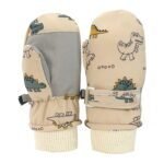 Gloves For Kids Toddler Skis Kids Gloves Winter Gloves Thick Gloves Stretchy Warm Gloves Boys Girls 6-24 Months 4-8 Years AHA5 kids snow gloves Khaki