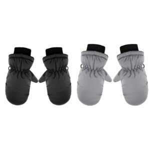 Gloves For Kids Toddler Skis Kids Gloves Winter Gloves Thick Gloves Stretchy Warm Gloves Boys Girls 6-24 Months One Size color-2