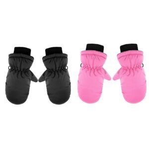 Gloves For Kids Toddler Skis Kids Gloves Winter Gloves Thick Gloves Stretchy Warm Gloves Boys Girls 6-24 Months One Size color-4