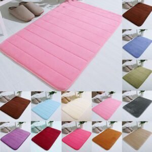 Tyidzon Soft Absorbent Bath Mat Non Slip Bathroom Rugs Quick Dry Washable Bathroom Rug for Home Bathroom Entrance Shower Floor 20 x 32 Inch Green