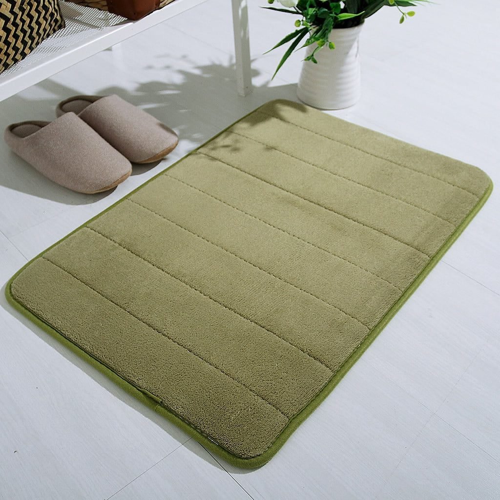 Tyidzon Soft Absorbent Bath Mat Non Slip Bathroom Rugs Quick Dry Washable Bathroom Rug for Home Bathroom Entrance Shower Floor 20 x 32 Inch Green 2 Tyidzon Soft Absorbent Bath Mat Non Slip Bathroom Rugs Quick Dry Washable Bathroom Rug for Home Bathroom Entrance Shower Floor 20 x 32 Inch Green - image 2