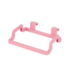 Trash Bag Rack , Hanging Trash Can, Kitchen Supplies, Garbage Bag Holder, Hanging Garbage Garbage Bag Holder Suitable for Kitchen Cabinet Doors Portable Kitchen Garbage Bag Holder Z4-Pink