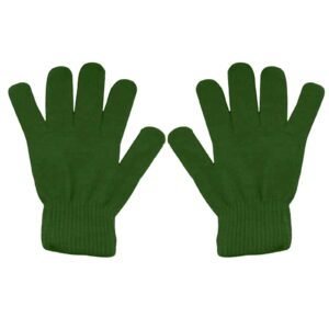 Winter Gloves Warm Strecty Knit Gloves for Men Women- Dark Gray One Size Bronze