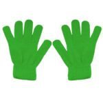 Winter Gloves Warm Strecty Knit Gloves for Men Women- Dark Gray One Size Green