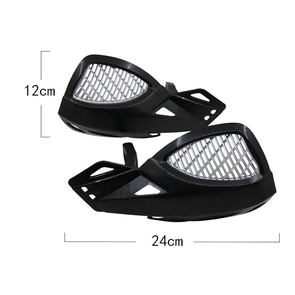 SWETRACE Protect Motorcycle Handlebars Motorbike Handguard Abs White 1 Pair 24.00X12.00X10.00CM White 2 SWETRACE Protect Motorcycle Handlebars Motorbike Handguard Abs White 1 Pair 24.00X12.00X10.00CM White - image 2