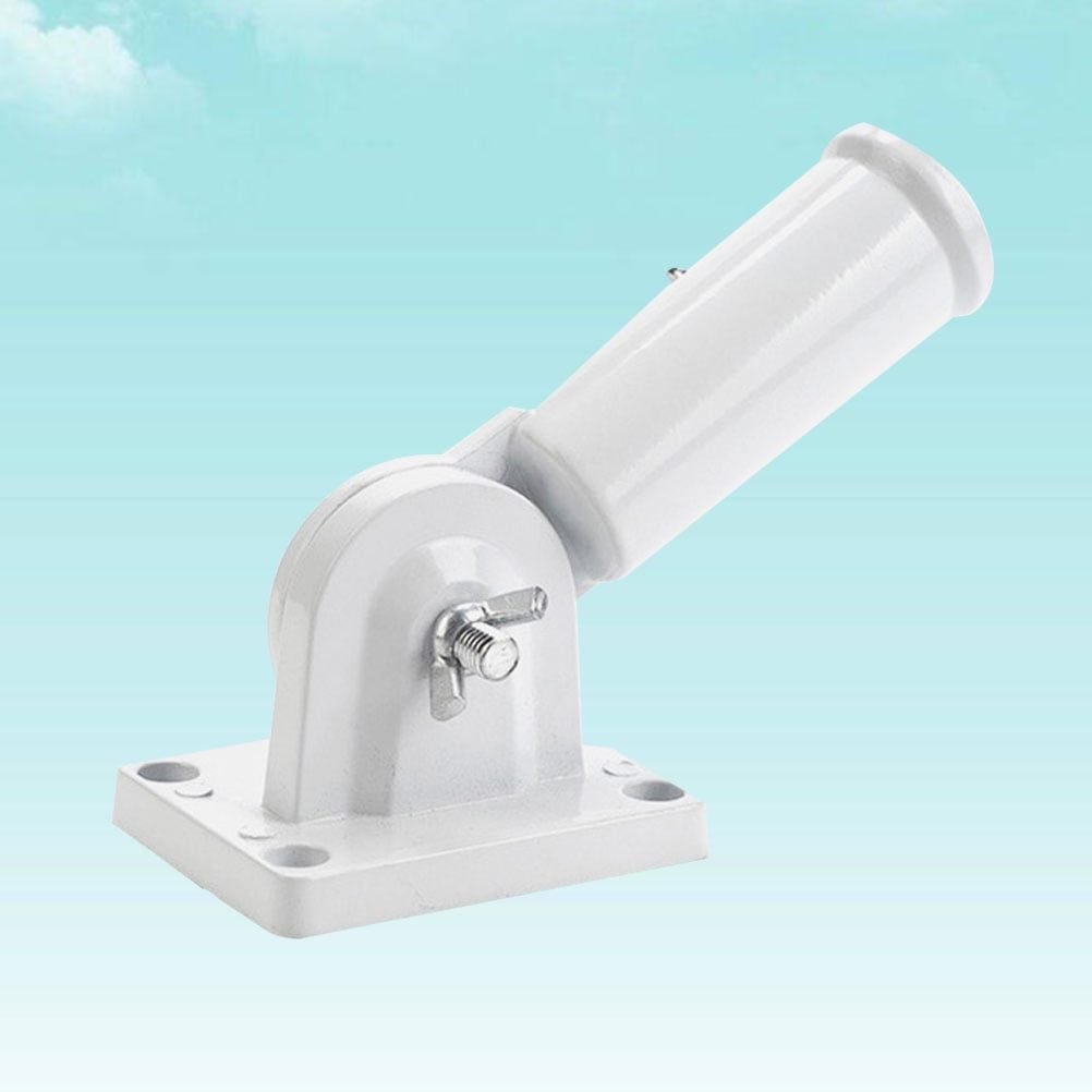 Worgeous Flag Pole Accessories Universal Holder Wall Mount Poles Bridegroom White 3 Worgeous Flag Pole Accessories Universal Holder Wall Mount Poles Bridegroom White - image 3