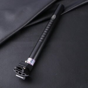 Worgeous 30.8mm Aluminum Alloy Seatpost Mountain Bike Bike Seat Tube Seat Post for Most Road Bike Downhill Bike Track Bike Fixed Gear (Black)