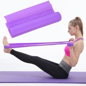 Worgeous 3 Pcs Yoga Elastic Band Resistance Bands Fabric Stretching Strap Fitness