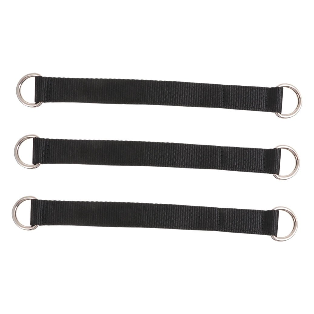 Worgeous 3 Pcs Fitness Horizontal Bar Strap Hanging Training Belt Pull Ups Black 4 Worgeous 3 Pcs Fitness Horizontal Bar Strap Hanging Training Belt Pull Ups Black - image 4