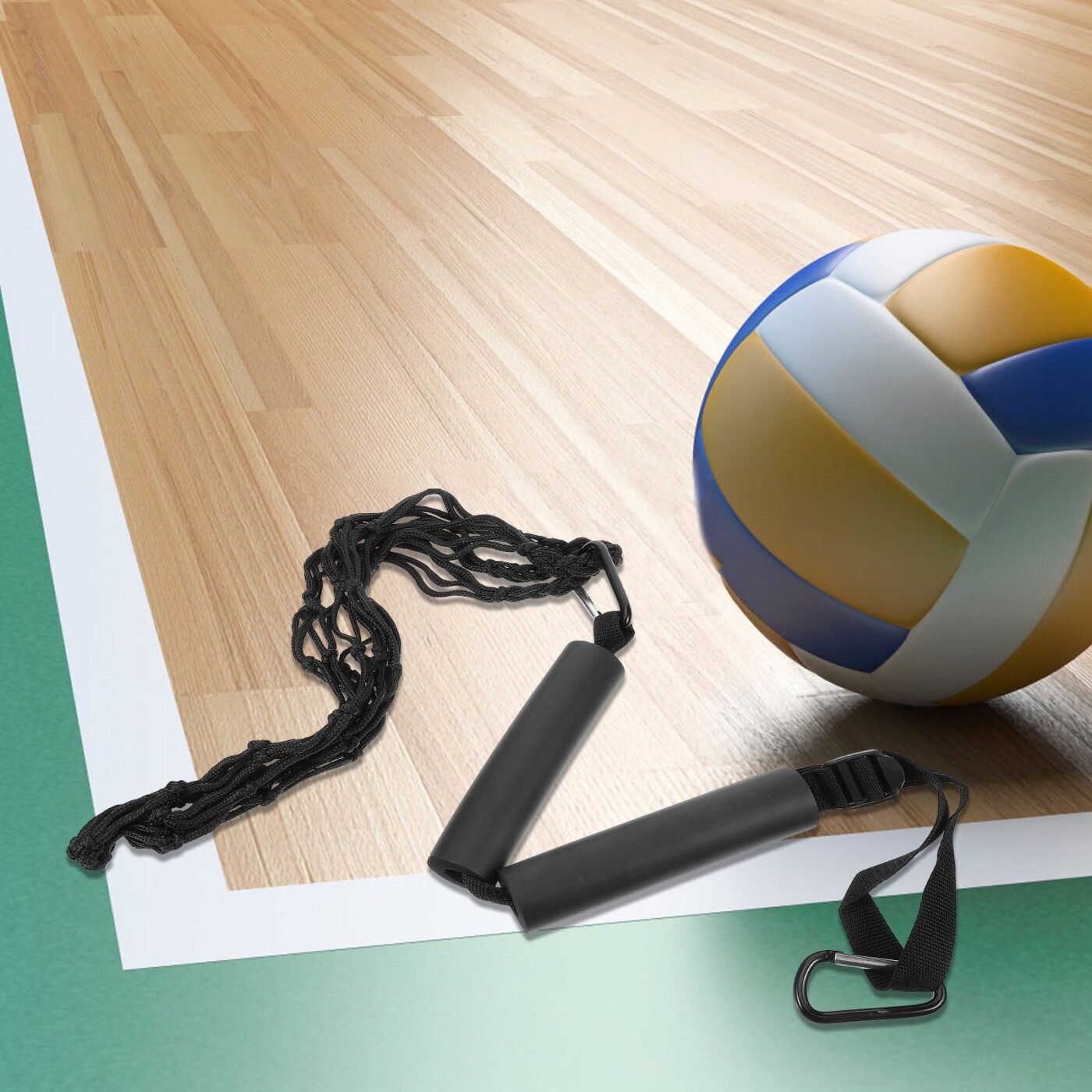 Worgeous Volleyball Training Belt Setter Equipment Net Hitting Trainer Black 4 Worgeous Volleyball Training Belt Setter Equipment Net Hitting Trainer Black - Image 4