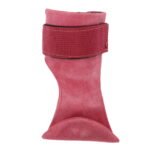 SWETRACE Gym Equipment Wrist Wraps Grip Enhancement Rosy 1Set PU 8.7×8.6×0.4in