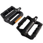 Masteelf 1 Pair of Pedals Anti-slip Plastic Grain Large Treadle Universal Road Bike Pedals