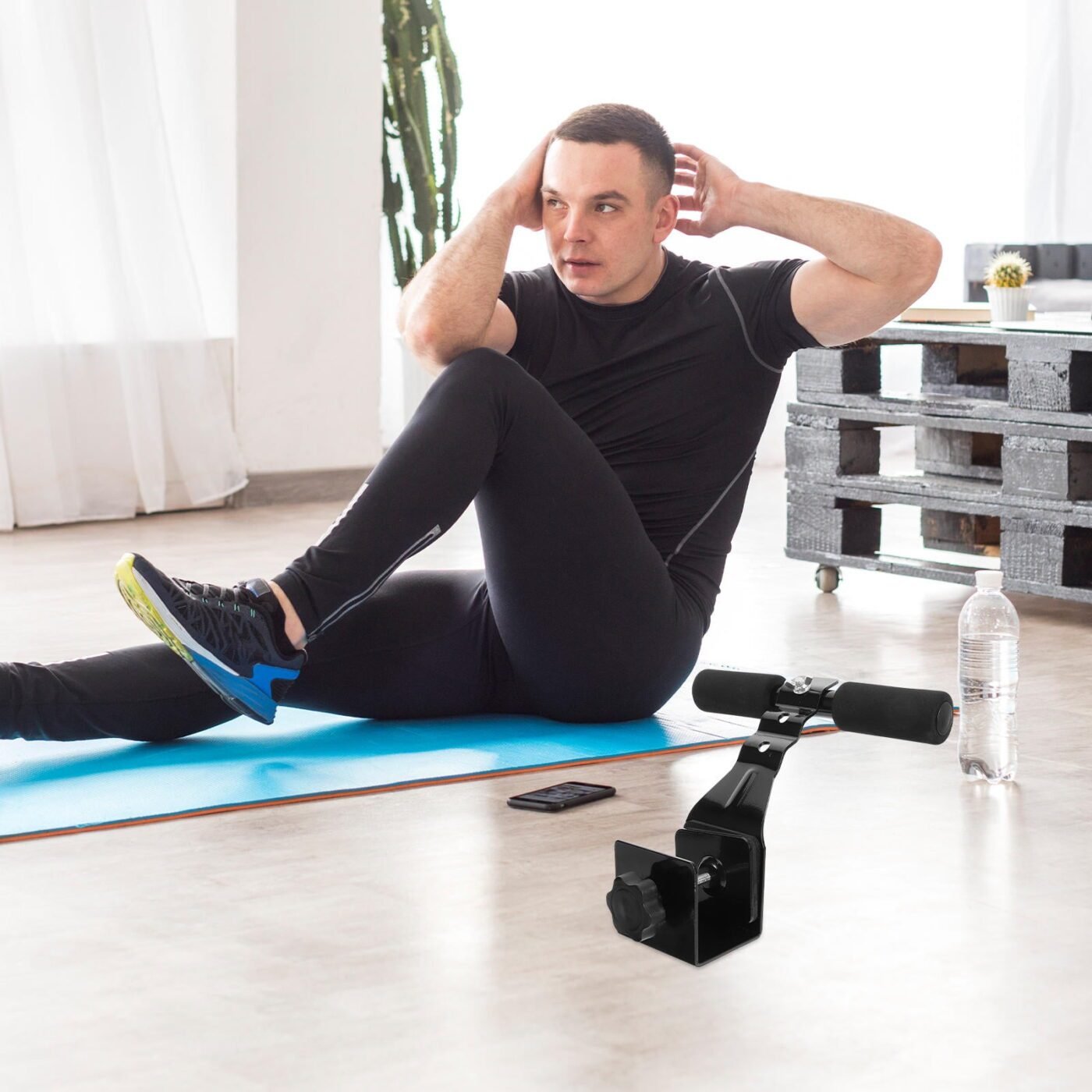 SWETRACE Abdominal Exercise Roller Ab Training Bar White 1Pcs Indoor Exercise 2 SWETRACE Abdominal Exercise Roller Ab Training Bar White 1Pcs Indoor Exercise - image 2