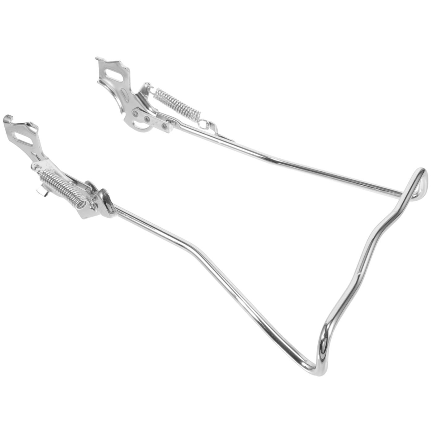 SWETRACE 1Set Steel Silver Double Legged Bike Kickstand for Stable Support Non Slip Feet Quick Adjustment 14.6x10x0.4in 4 SWETRACE 1Set Steel Silver Double Legged Bike Kickstand for Stable Support Non Slip Feet Quick Adjustment 14.6x10x0.4in - image 4