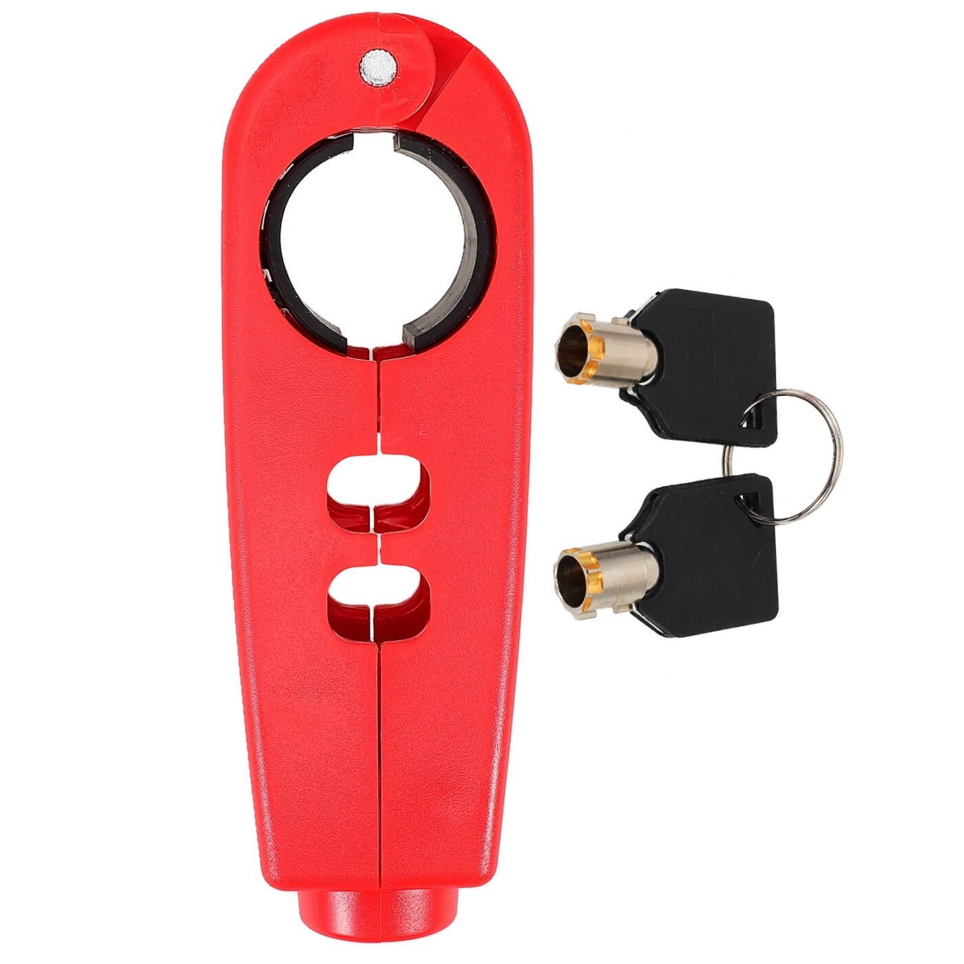 SWETRACE 1Pcs Compact Anti-scratch Surface Handlebar Lock Bicycle Outdoor Use 5.9x1.97x1.38in 1 SWETRACE 1Pcs Compact Anti-scratch Surface Handlebar Lock Bicycle Outdoor Use 5.9×1.97×1.38in