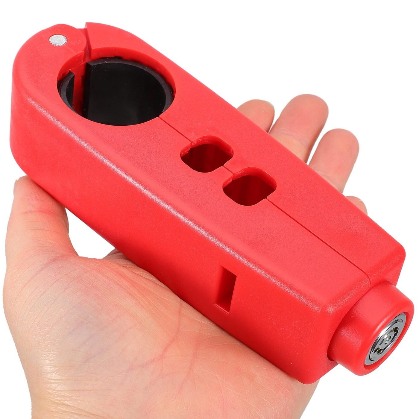 SWETRACE 1Pcs Compact Anti-scratch Surface Handlebar Lock Bicycle Outdoor Use 5.9x1.97x1.38in 3 SWETRACE 1Pcs Compact Anti-scratch Surface Handlebar Lock Bicycle Outdoor Use 5.9×1.97×1.38in - image 3